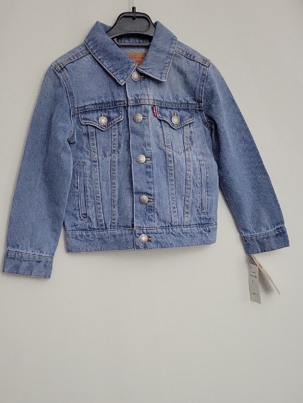 NWT Levis Boys Jean Trucker Jacket Size 4